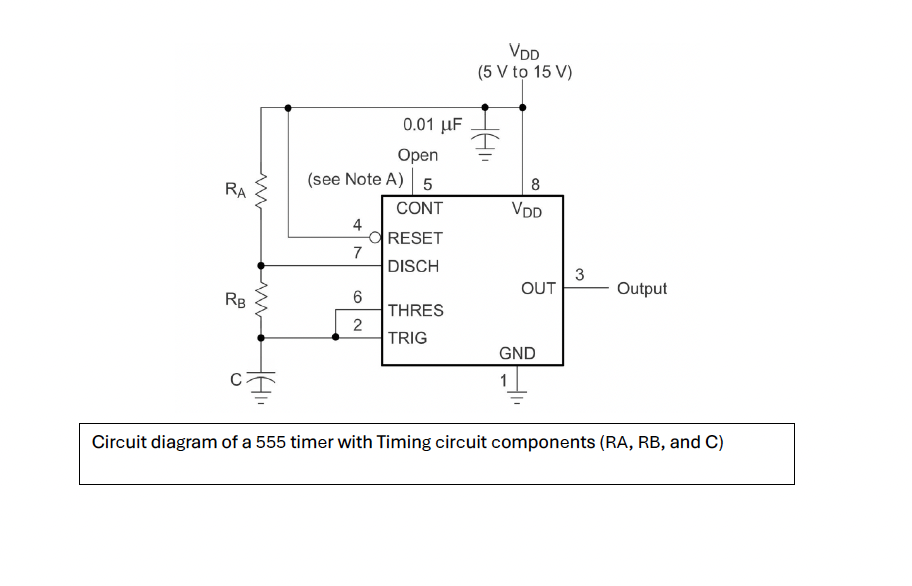 555 timer circuit diagram